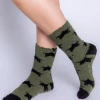P.J. Salvage Fun Socks Olive