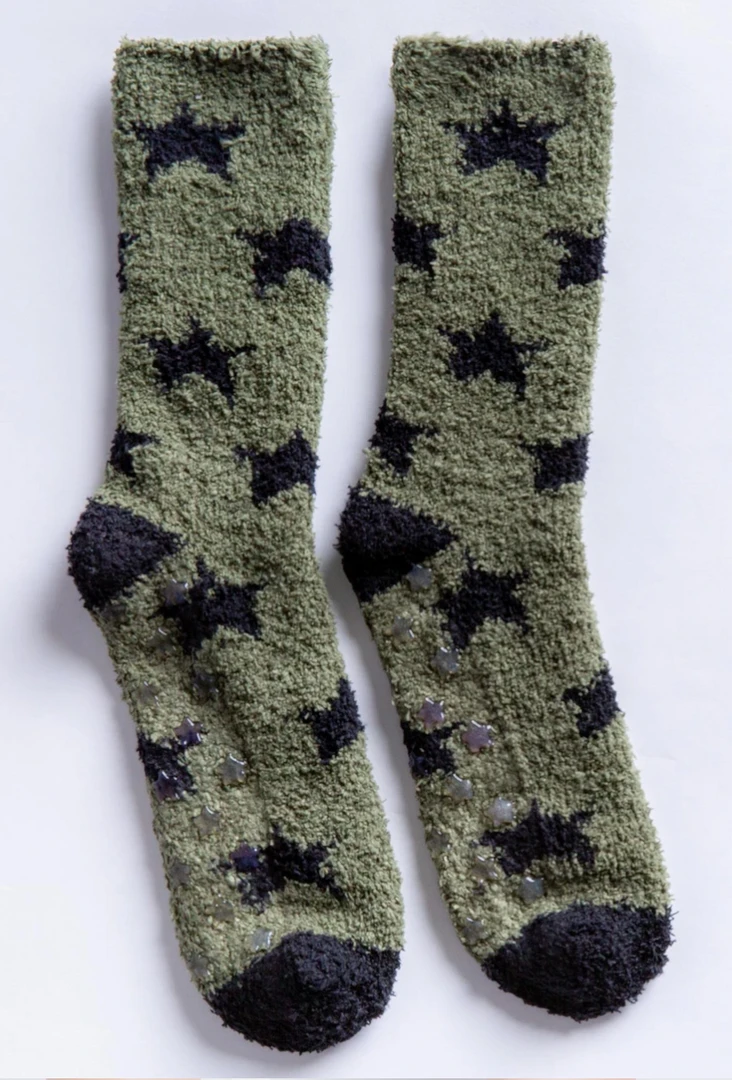 P.J. Salvage Fun Socks Olive 4 P.J. Salvage Fun Socks Olive