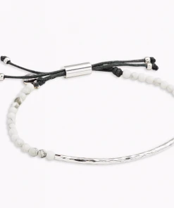 Gorjana Power Gemstone Aura Bracelet Silver Howlite Gifting