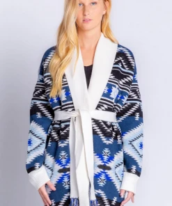 PJ Savage Geometric Cardigan
