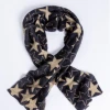 P.J. Salvage Shinning Star Scarf Black Gifting