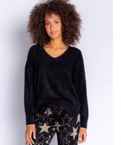 P.J. Salvage Shinning Star Longsleeve Black