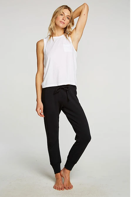 Chaser Zip Side Jogger True Black 4 Chaser Zip Side Jogger True Black