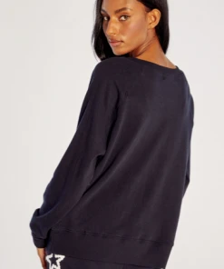 WildFox Star Stiches Longsleeve Black