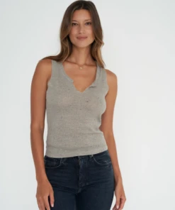 Project Social T Inca Speckled Tank Desert Sage