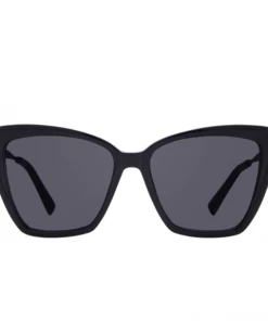 Diff Eyewear Becky Ii Black + Dark Smoke Polarized