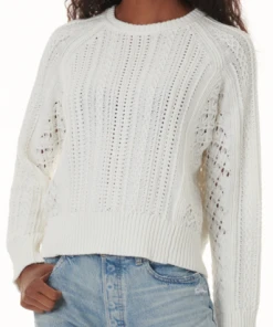 Splendid Faye Sweater White