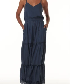 Splendid Kora Eyelet Dress Navy