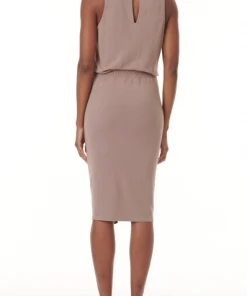 Splendid Terra Linen Jersey Dress Mocha