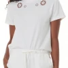 Splendid Brynn Eyelet Tee White 1 Splendid Brynn Eyelet Tee White