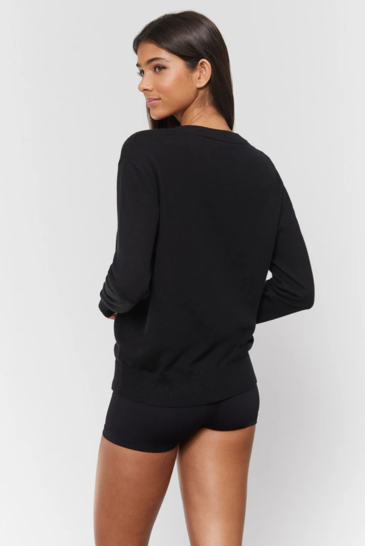 Spiritual Gangster Brooklyn Sweater Vintage Black 4 Spiritual Gangster Brooklyn Sweater Vintage Black