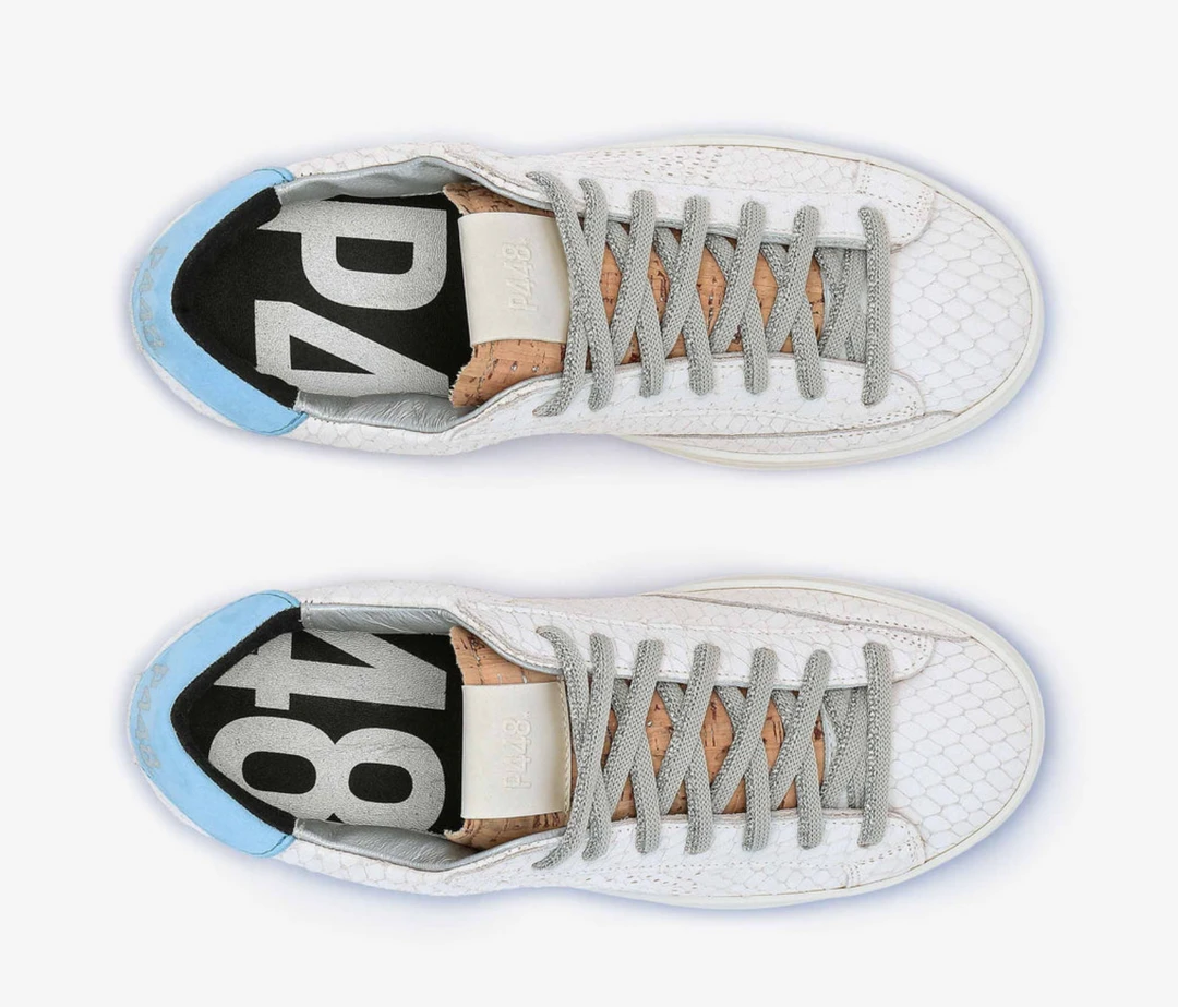 P448 Margot Sneaker White Blue 4 P448 Margot Sneaker White Blue