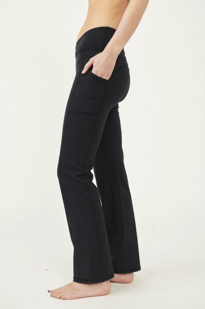 Free People Shanti Straight Leg Black 4 Free People Shanti Straight Leg Black