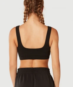 NUX Sleek Square Bra Black