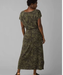 Prana Cozy Up Skyland Dress Cargo Palms