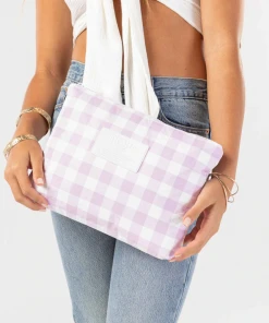 Aloha Collection Mid Gingham Lavender