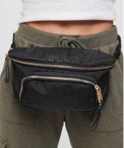 Sol And Selene Double Take Belt Bag Black Snake