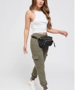 Sol And Selene Double Take Belt Bag Black Snake