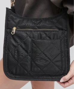 Sol And Selene Motivator Messenger Crossbody Bag Black