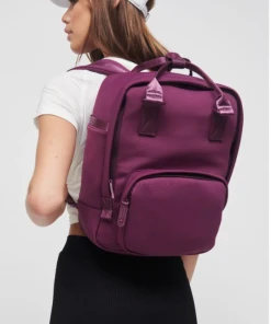 Sol And Selene Iconic Backpack Eggplant 10 Sol And Selene Iconic Backpack Eggplant