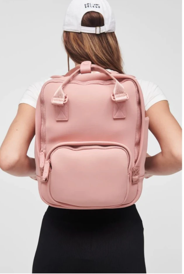 Sol And Selene Iconic Bookbag Pastel Pink 7 Sol And Selene Iconic Bookbag Pastel Pink