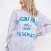 Project Social T Swimming Club Sweatshirt Lilac Chalk