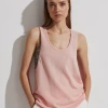 Varley Arlee Tank Coral Cloud