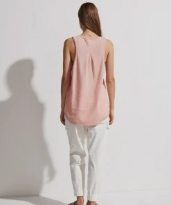 Varley Arlee Tank Coral Cloud