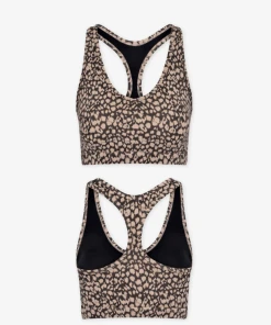 Varley Let's Move Park Bra Tan Spot