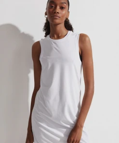 Varley Caleta Dress White