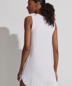Varley Caleta Dress White