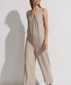 Varley Pelion Jumpsuit Taupe Marl