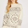 WildFox Voodoo Bandana Sweatshirt Vanilla 1 WildFox Voodoo Bandana Sweatshirt Vanilla