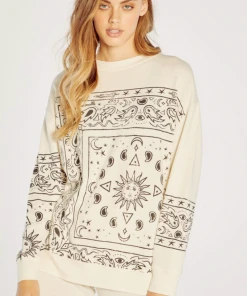 WildFox Voodoo Bandana Sweatshirt Vanilla