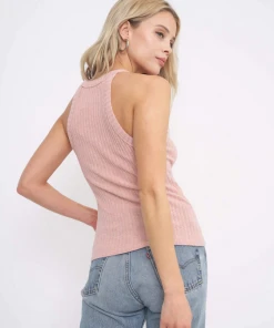 Project Social T Elliana Rib Tank French Rose