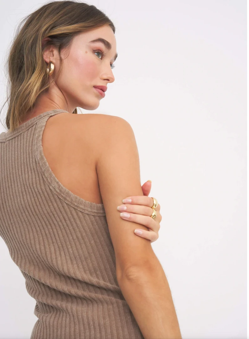 Project Social T Elliana Rib Tank Tea Leaves 4 Project Social T Elliana Rib Tank Tea Leaves