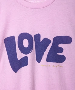 Spiritual Gangster Love Classic Tee Bella Pink
