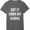 Spiritual Gangster Karma Classic Tee Heather Grey