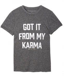Spiritual Gangster Karma Classic Tee Heather Grey