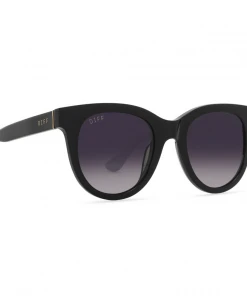 DIFF EYEWEAR DIFF Shay Black Grey Sunglasses