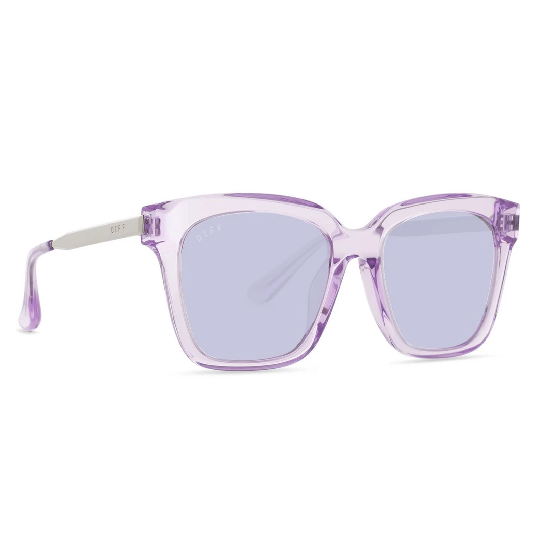 Diff Eyewear Bella XS Lavender Fog Crystal Lavender Flash 3 Diff Eyewear Bella XS Lavender Fog Crystal Lavender Flash