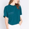 P.J. Salvage Tee Gauzin Around Deep Teal