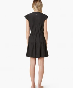 Beyond Yoga Ruffle Dress Darkest Night