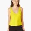 Beyond Yoga Double V Tank Lemon