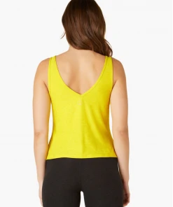 Beyond Yoga Double V Tank Lemon