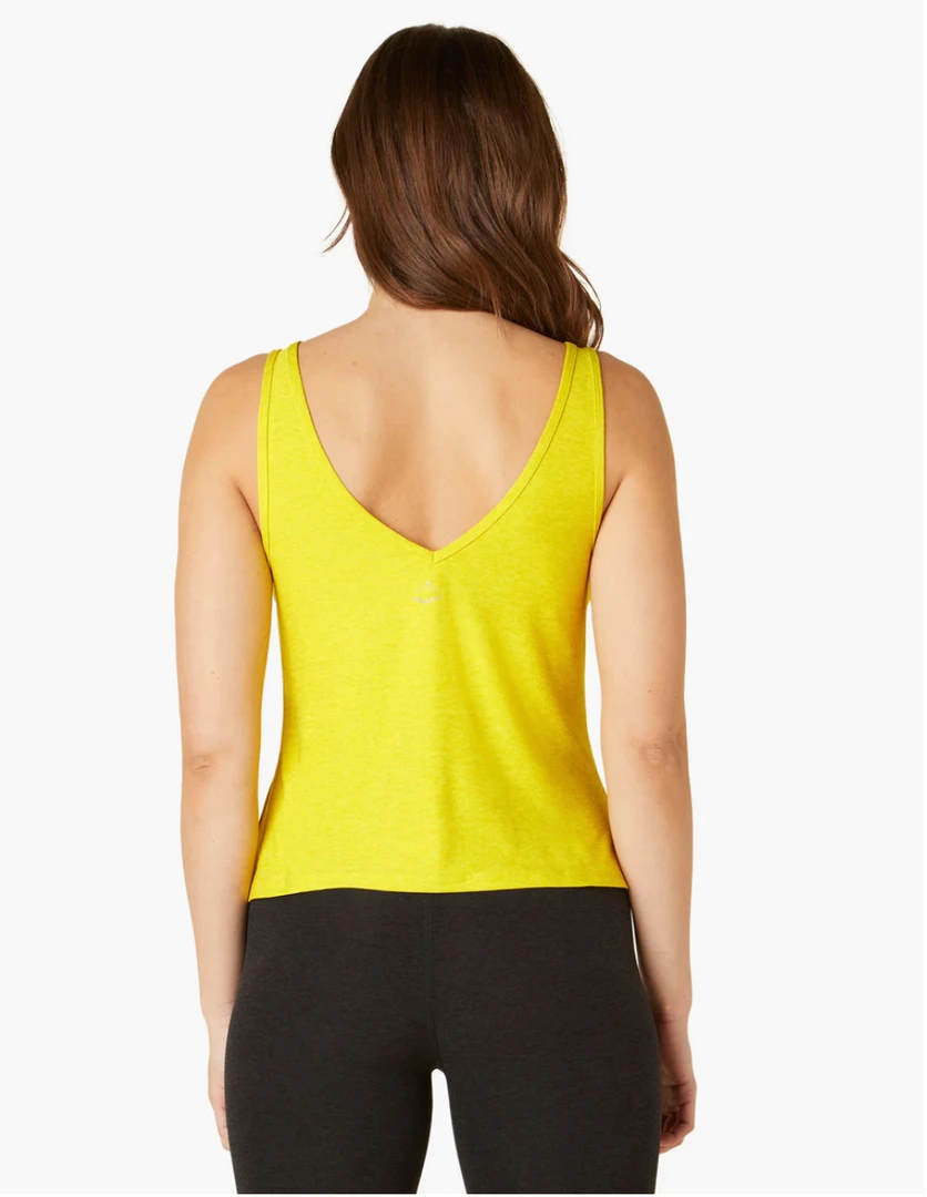 Beyond Yoga Double V Tank Lemon 4 Beyond Yoga Double V Tank Lemon