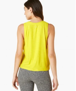 Beyond Yoga Balanced Muscle Tank Lemon