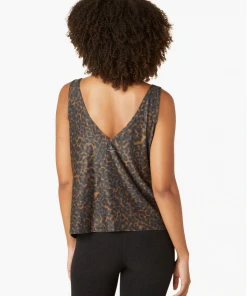 Beyond Yoga Double V Tank Chai Tortoise