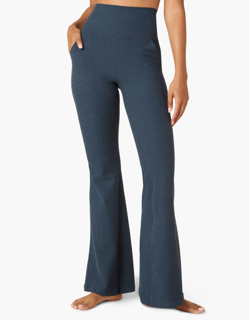 Beyond Yoga Flare High Wasted Pant Nocturnal Navy 3 Beyond Yoga Flare High Wasted Pant Nocturnal Navy