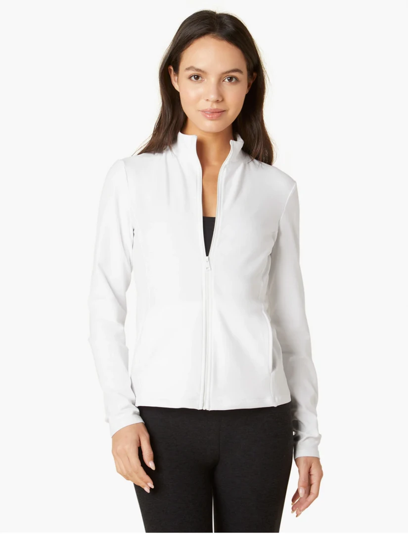 Beyond Yoga Mock Neck Jacket Cloud 3 Beyond Yoga Mock Neck Jacket Cloud